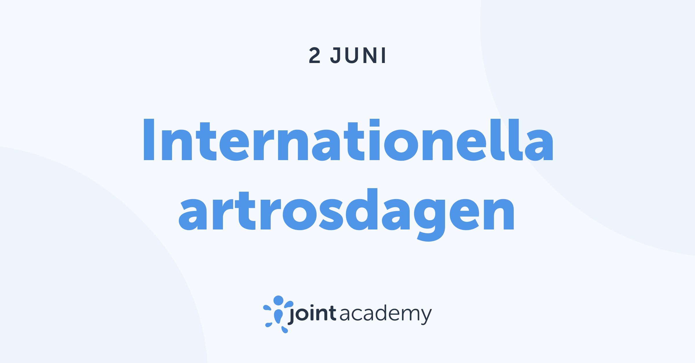 Den 2 juni uppmärksammas Artrosdagen.