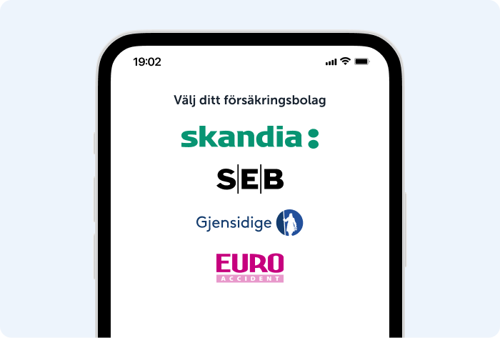 Kontakta ditt försäkringsbolag