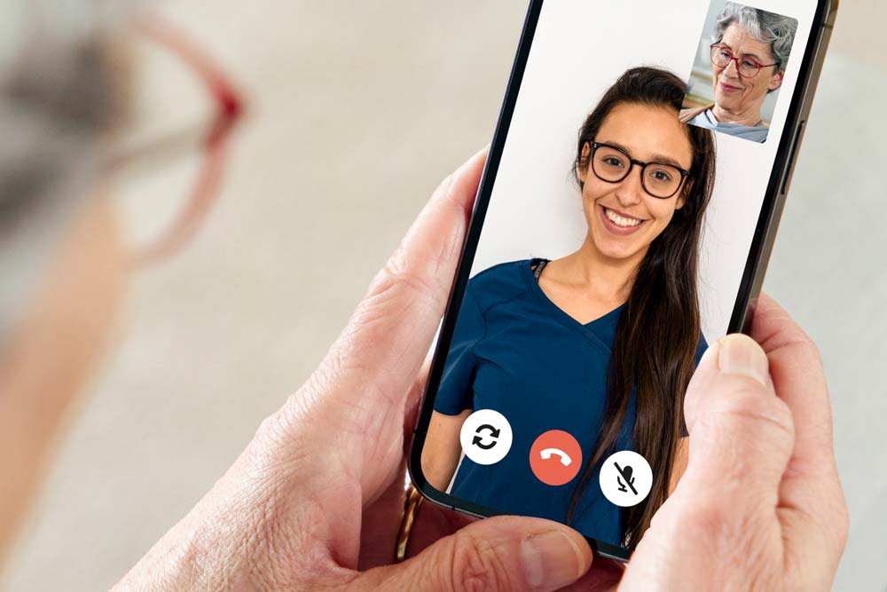 Video call and chat